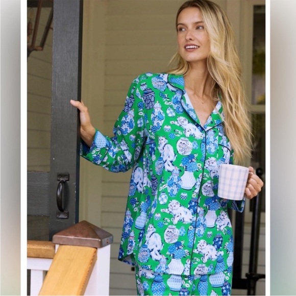 Printfresh Other - Printfresh Fancy Cat Long Sleeve Pajama Top in Size XS